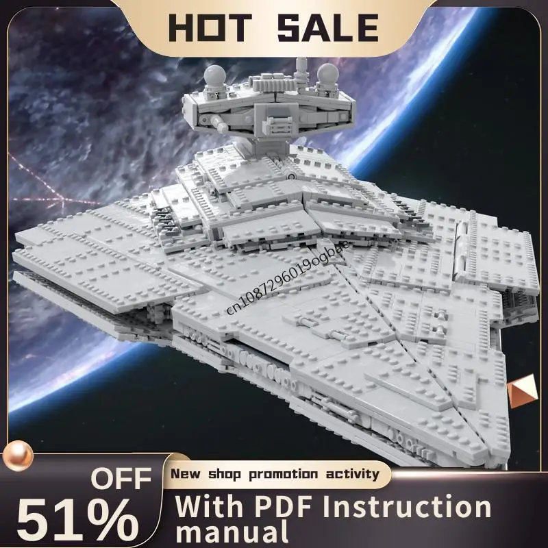 

Новинка, 2439 шт., знаменитая звезда, боевой фильм Moc Victory, модель разрушителя, сделай сам, креативные идеи, детская игрушка, подарок на Рождество, день рождения, головоломка на заказ