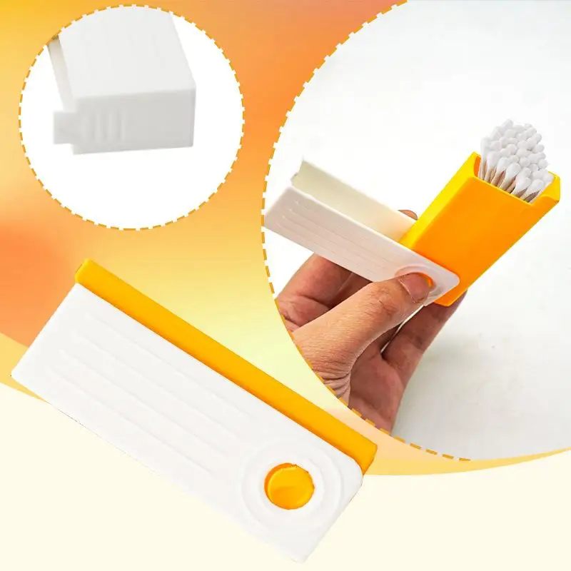 

Pills Storage Holder Toothpick Container For Pocket Flosser Dispenser With Sliding Lid Lightweight Solution For Home Hotel