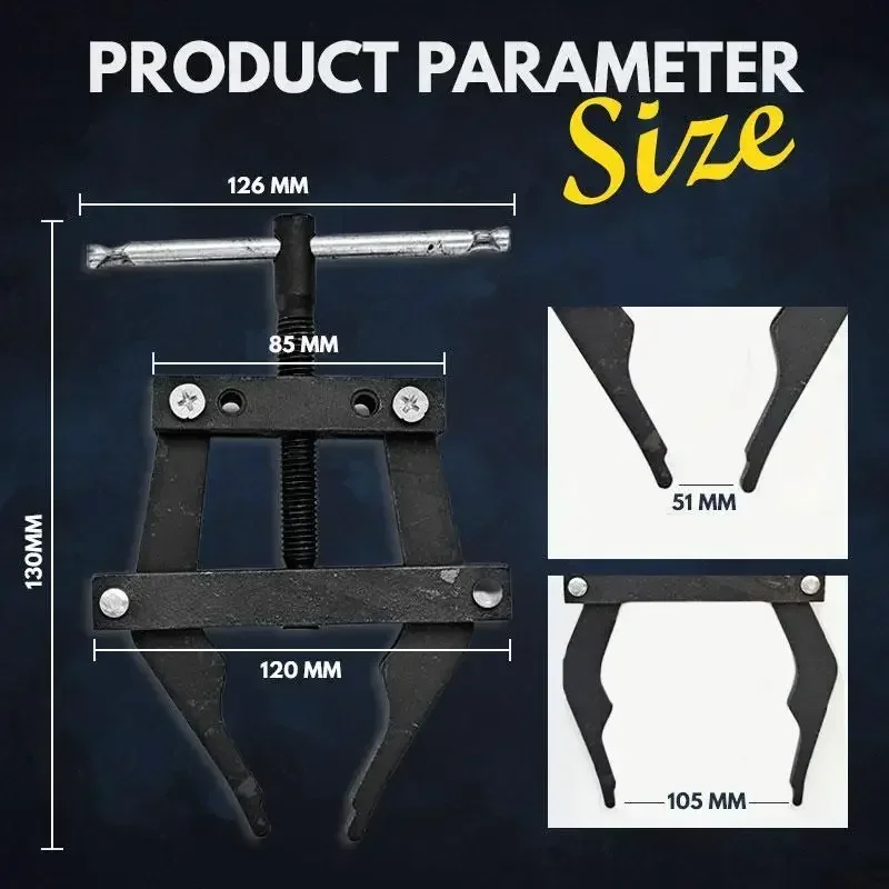 Strumento di collegamento catena per bicicletta moto Tenditore Kit di strumenti per catena a rulli 50-100CM Catene Breaker Cutter Riparazione