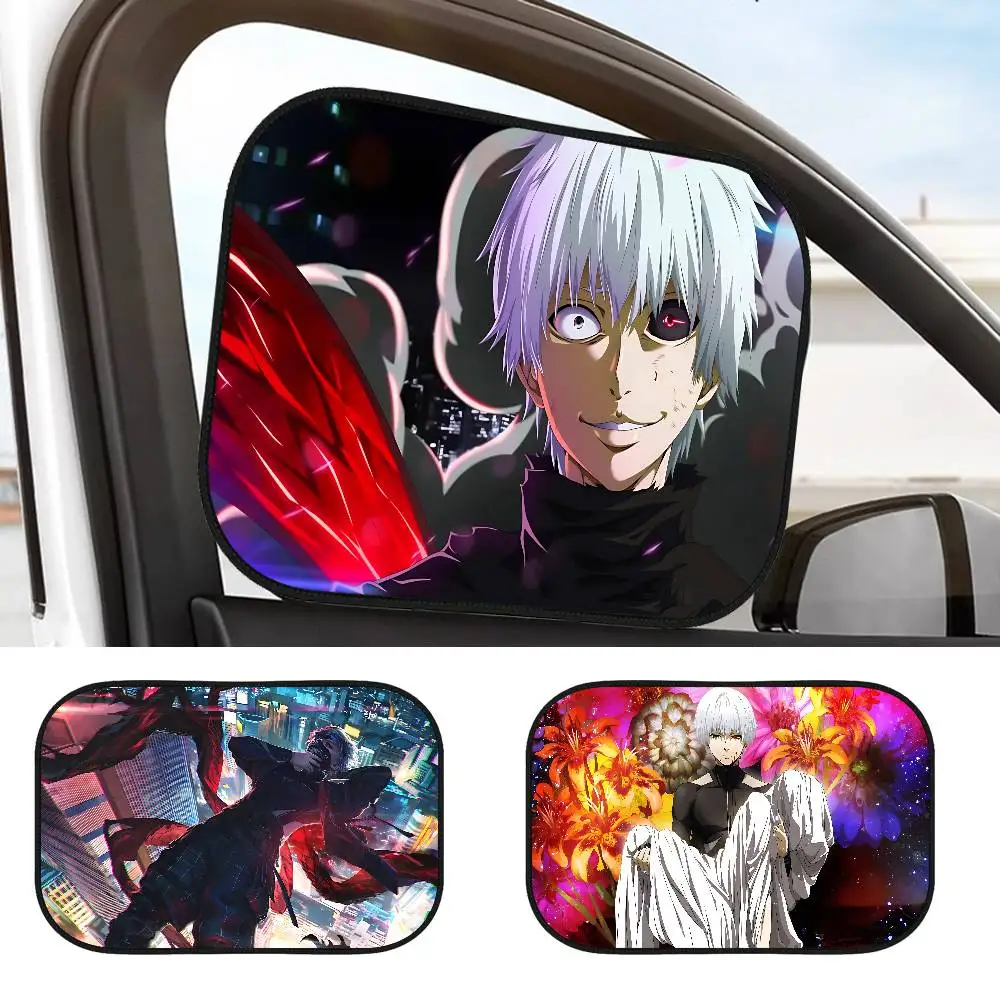 

T-Tokyo G-Ghoul автомобильные солнцезащитные чехлы универсальный складной козырек на лобовое стекло авто солнцезащитный козырек аксессуары