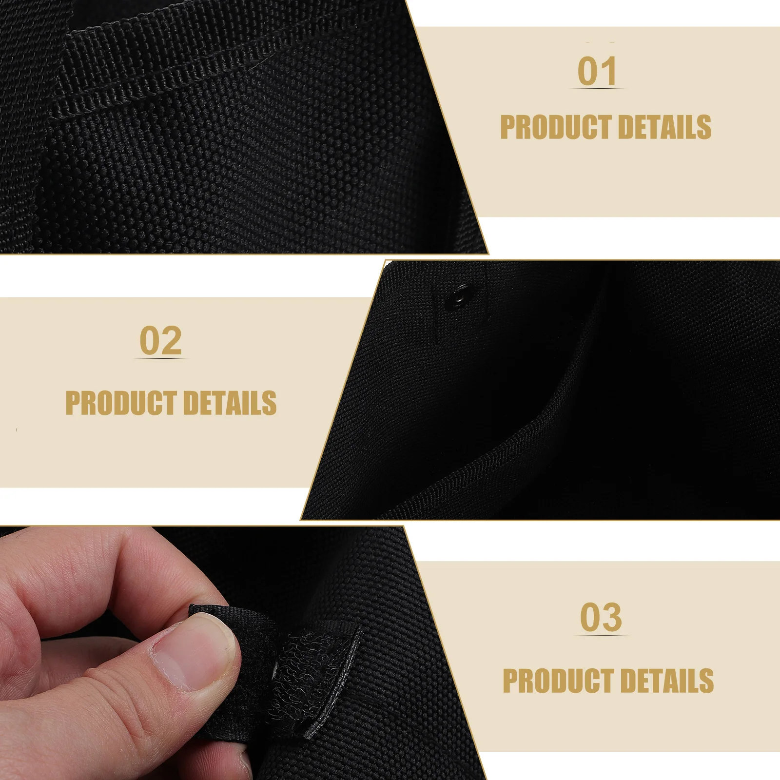 

Wheelchair Storage Bag Large Capacity Lightweight Oxford Cloth Mesh Hanging Pouch Durable Waterproof Shopping Outdoor Activities