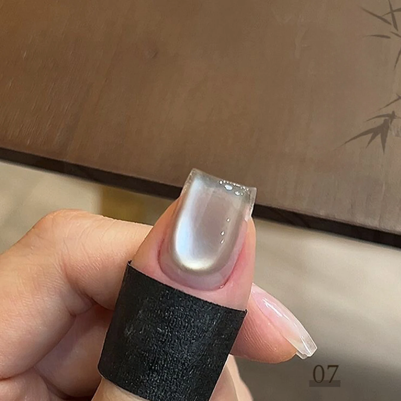 MIANEL 10ML Rauchgrauer Katzenaugen-Gel-Nagellack 2026 Neuer Trend, Funkelnd & Schmeichelnd, Grauton Glasperlen Katzenaugen-Nägel – Detail 13