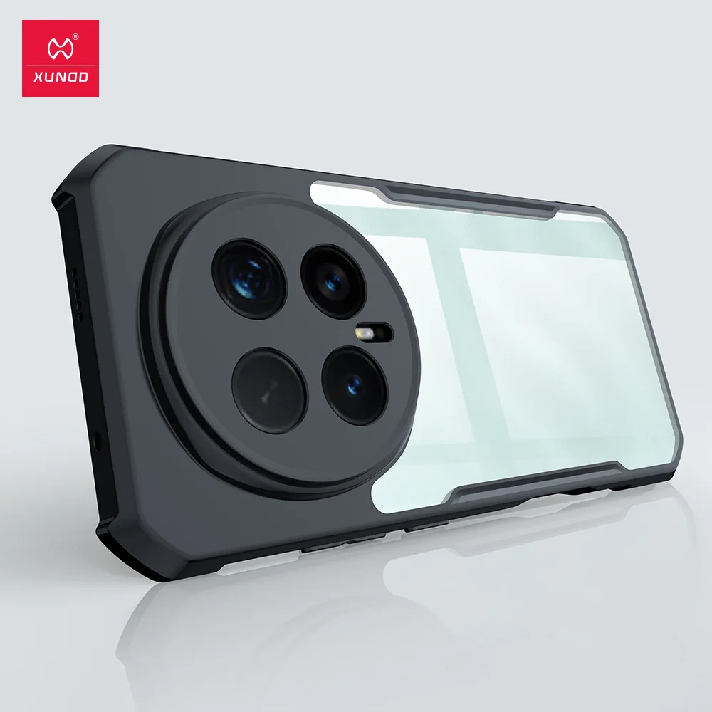 Xundd Schutzhülle für Honor Magic 8 Pro Magic 8, Airabg, Anti-Drop-Linsenschutz, TPU + Acryl, dünne und weiche Rückseite, Streifen, transparente Abdeckung