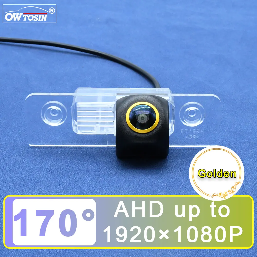 AHD 1080P 170° Golden Lens Vehicle Car Rear View Camera For Ford Fiesta MK5 Hatchback 2002 2003 2004 2005 2006 2007  Car Monitor