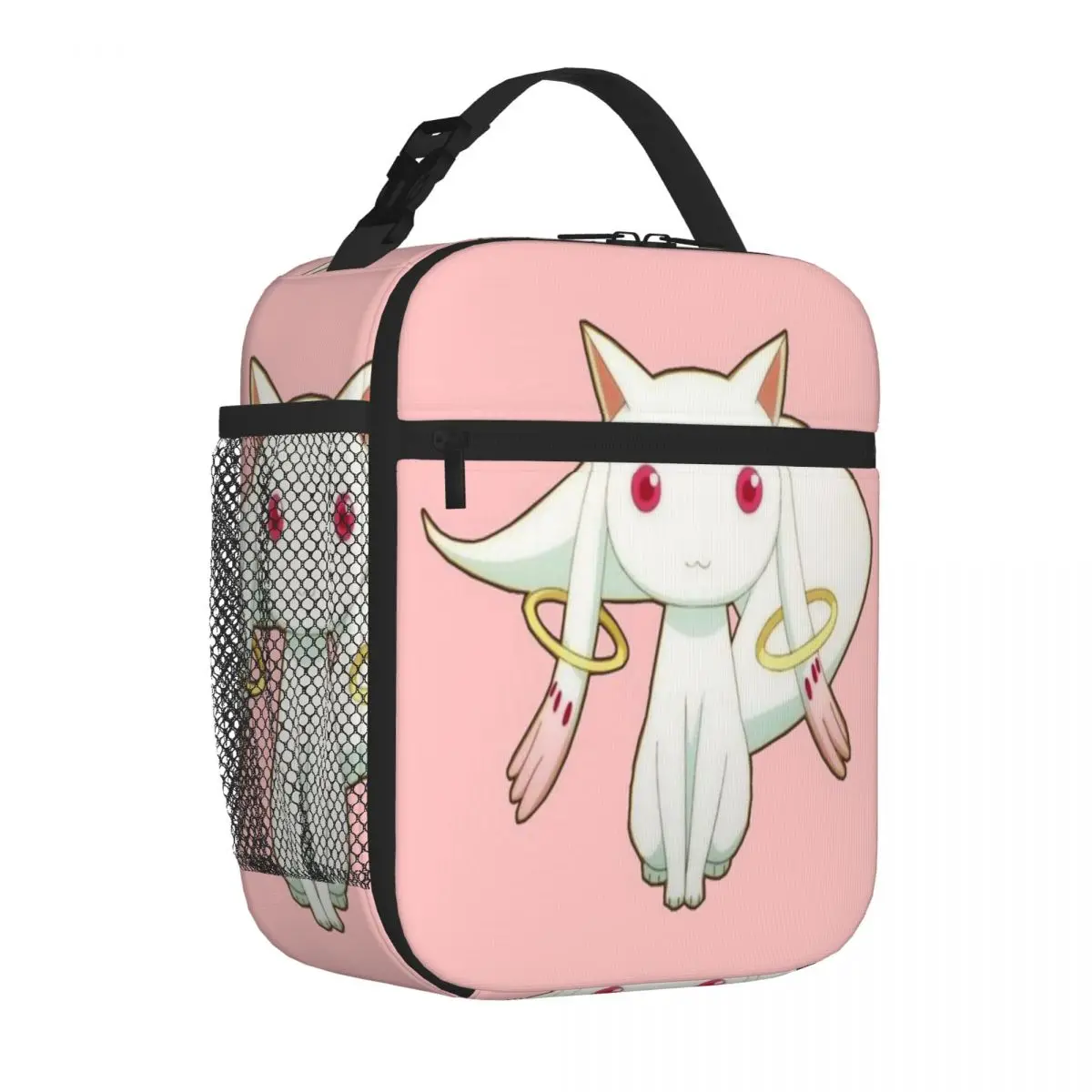 Bolsa de lona náutica para el almuerzo Kyubey (Puella Magi Madoka Magica), la más vendida, para llevar comida térmica y refrigerios