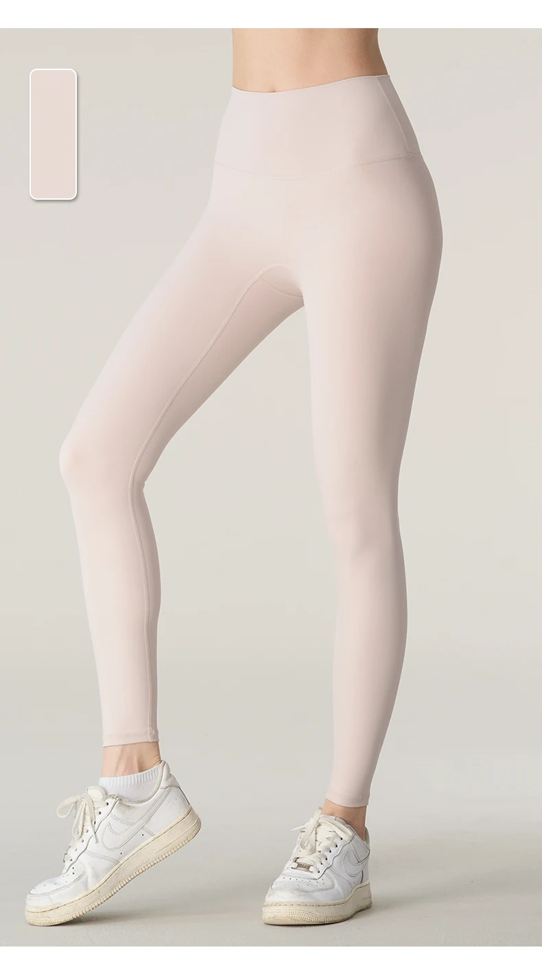 Hochgeschnittene Yoga-Leggings für Damen, ideal für Sommer-Workouts, hohe Elastizität, atmungsaktiv, formgebend, für Laufen, Outdoor-Aktivitäten, Freizeit, Radfahren und Yoga. – Detail 18