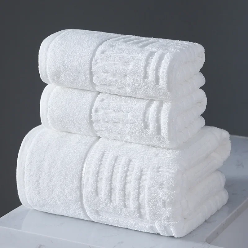 Hotel Towels for Home Use 2 Pcs Absorbent Quick Drying Cloth Without Floating Hair Portable Thick Handkerchief for Outdoor Use
