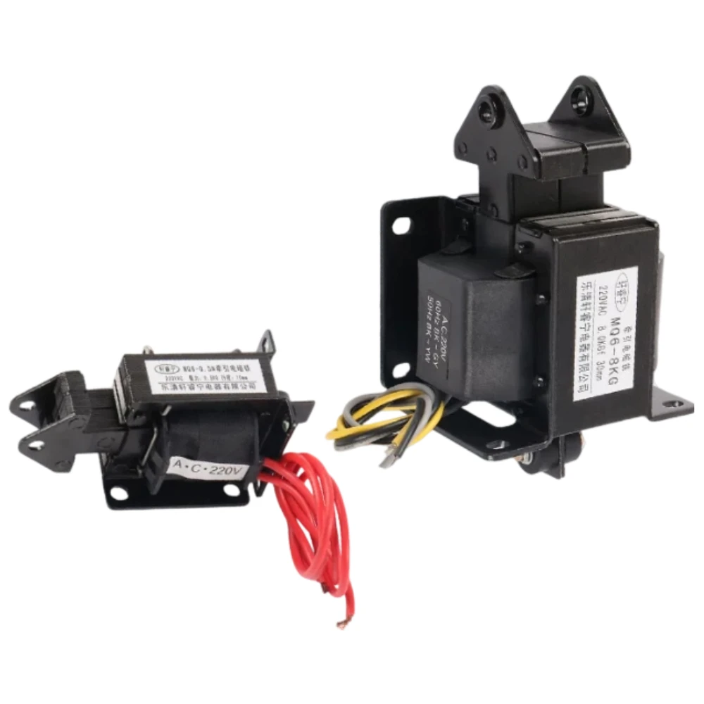 MQ6-0.5N~12N AC Solenoid Electromagnet 10-40mm Stroke Industrial Pull Type Coil - view 3