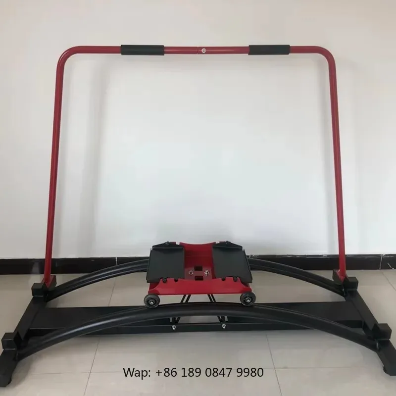 Home Fitness Ski Machine  ulator Exercise Machine with Ski Poles, and Fitness App to Provide Total-Body Workouts