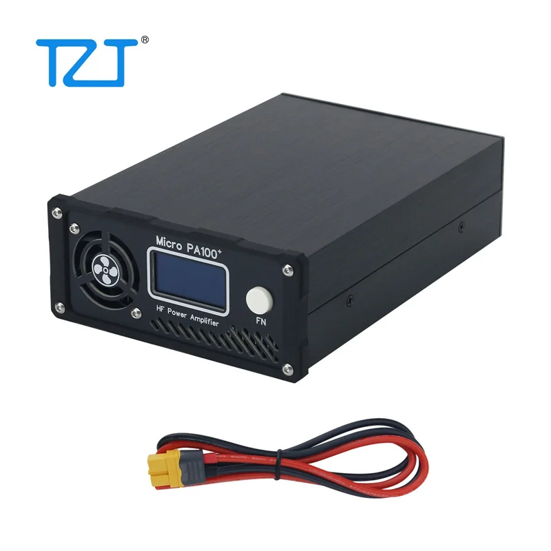 TZT HamGeek Micro PA100 Plus Upgraded Version 3.5MHz-30MHz 100W Power Amplifier for Amateur Shortwave Radio QRP