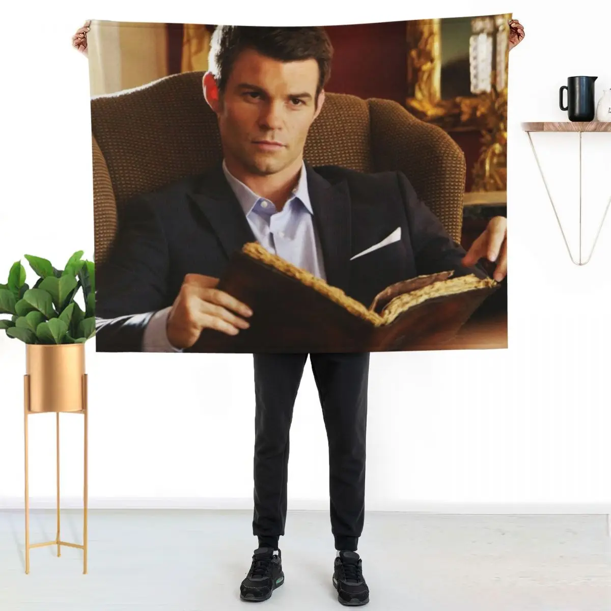 elijah mikaelson Throw Blanket Beautifuls Moving Nap Luxury Thicken Single Soft Blankets