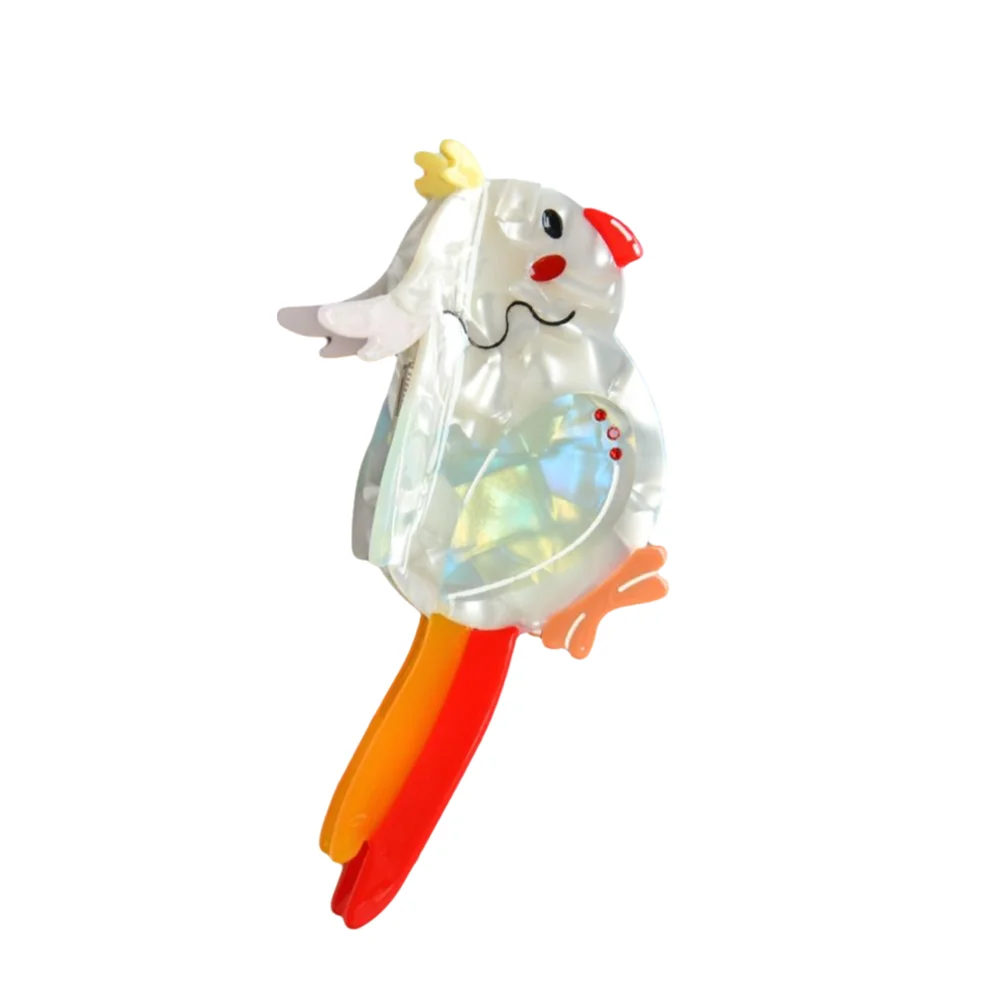 

Novelty Acetate Bird Hair Clip Non-Slip Thick Hair Compatible Shark Clip All Hair Types Thin Hair Compatible Barrettes Daily Use