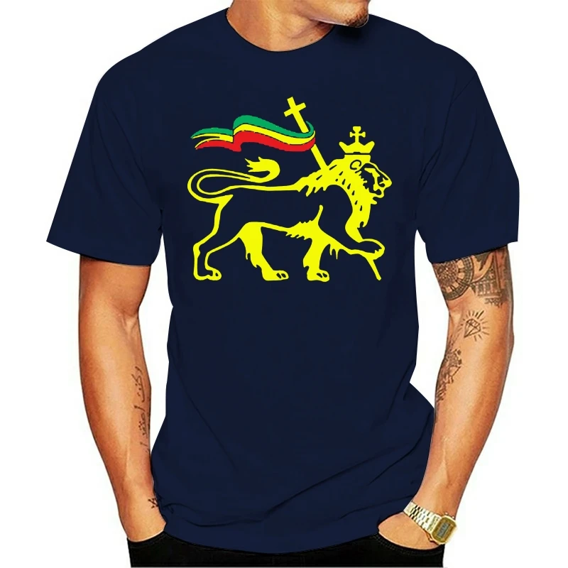 Lion Of Judah Africa Rasta Strong Lion Rastafarian T Shirt S-3Xl Vintage Graphic Tee Shirt