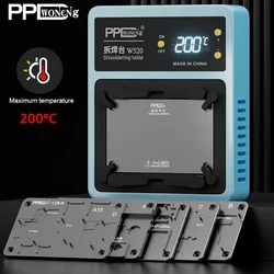 PDD Intelligent Heating Platform For iPhone X-11/12/13Pro MAX/14 Plus Motherboard Dot Matrix Face CPU Repair Desoldering Station