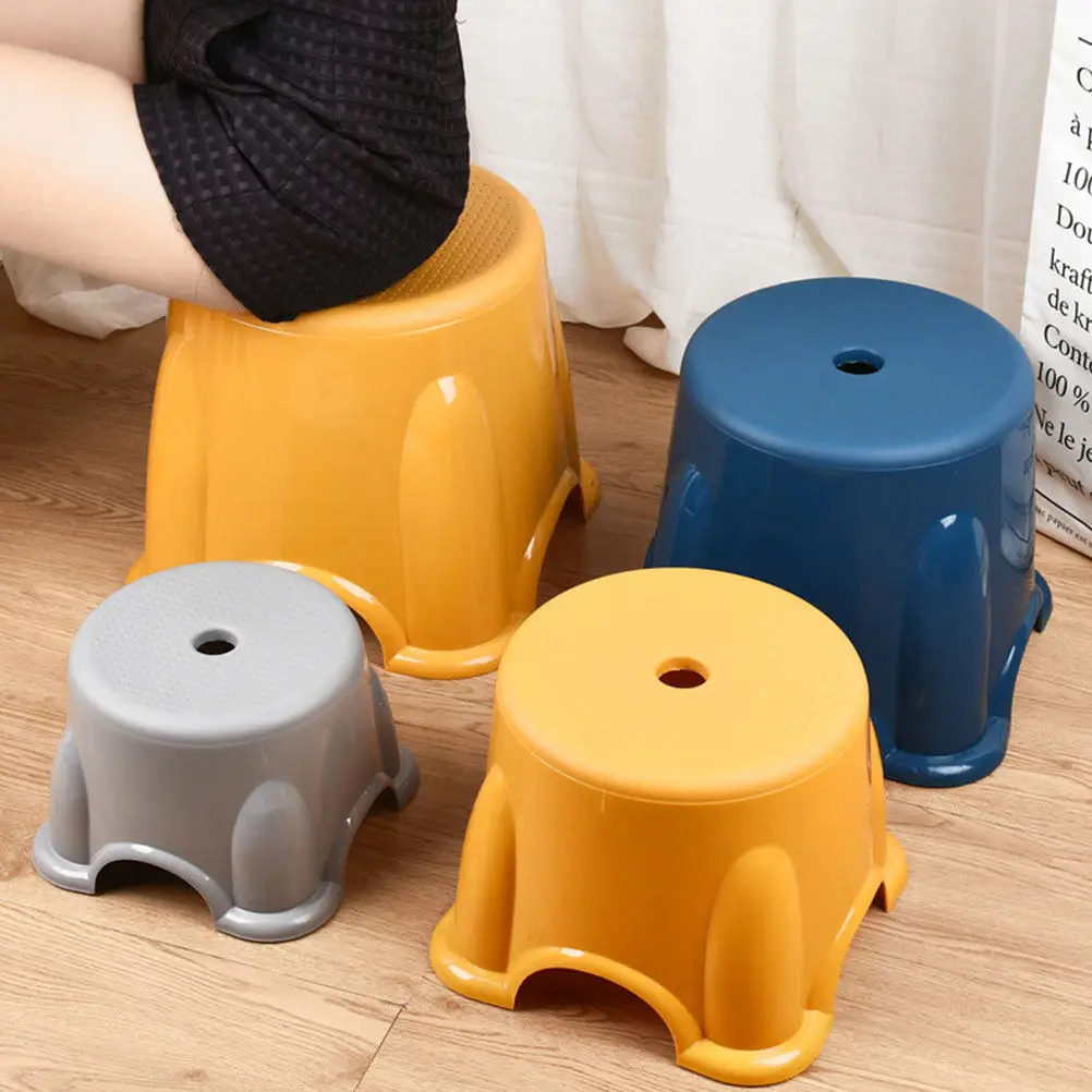 Anti-Skid Plastic Stool Stackable Footstool For Home Bathroom Nursery Use Plastic Stool Seat