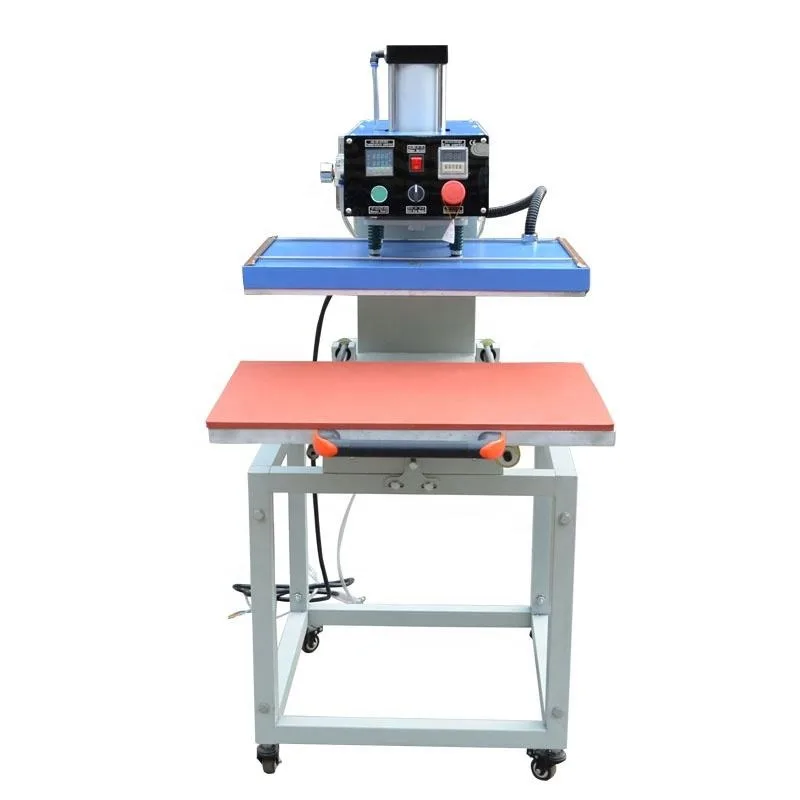 GS Pull-Type Pneumatic Single-Station Heat Press Machine 38*38 Cm For Clothes