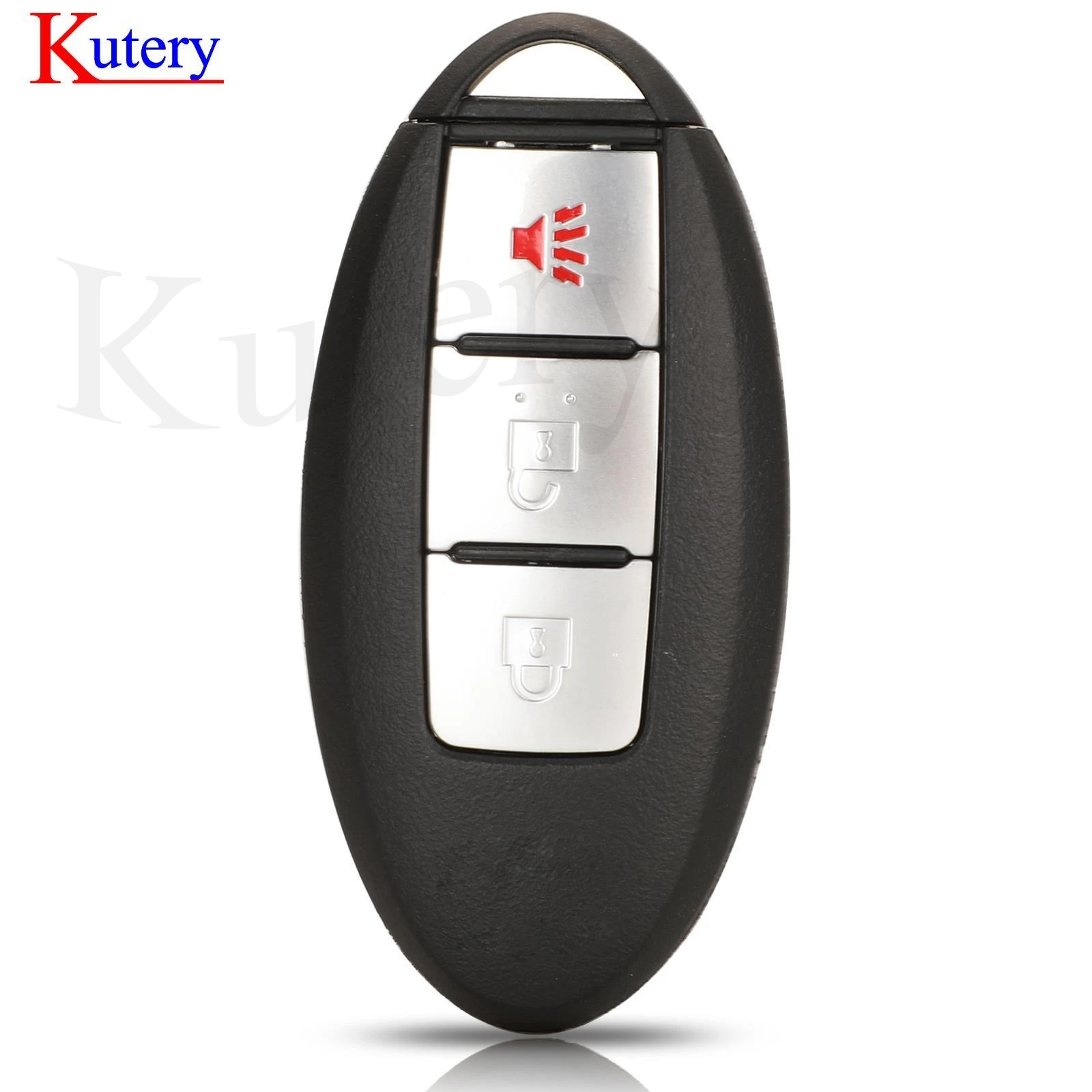 jingyuqin For Infiniti G37 G25 EX25 FX35 FX37 M25 Keyless Case 3/4 Buttons Smart Remote Key Shell Uncut Blade Key Replacement