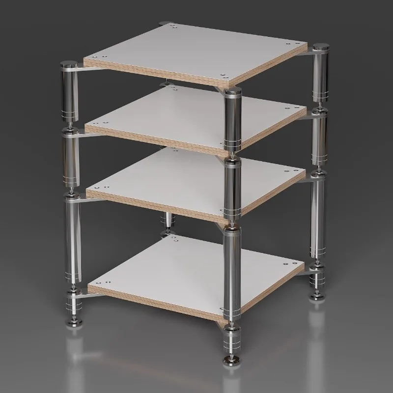 HIFI Split Vibration‑Dampened Audio Rack Amplifier Cabinet Speaker Stand Shelf Audio Equipment Support Holder