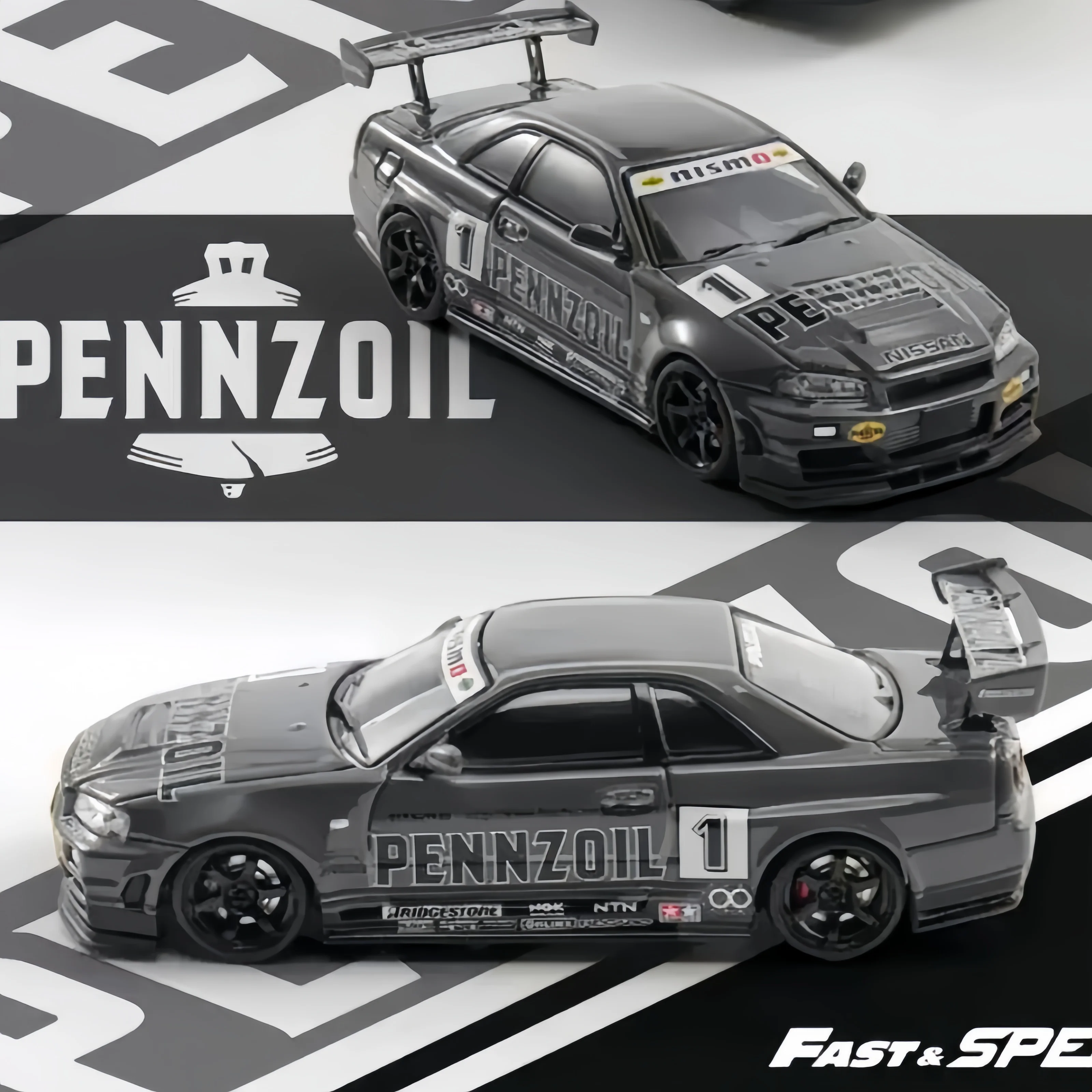 

FastSpeed FS 1:64 GTR R34 Nismo Z-Tune alloy car model