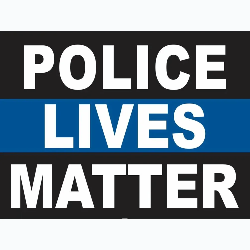 90x150cm banner of POLICE LIVES MATTER Flag with BLACK BLUE BLACK BANNER