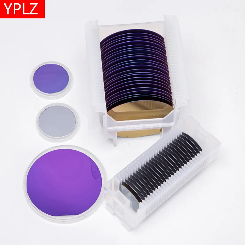 Round double-sided polished silicon wafer