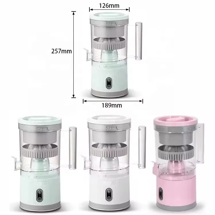 Drop Shipping Rechargeable USB Multifunctional Portable Juicer Citrus Squeezer Press Machine For Orange Lemon Grapefruit