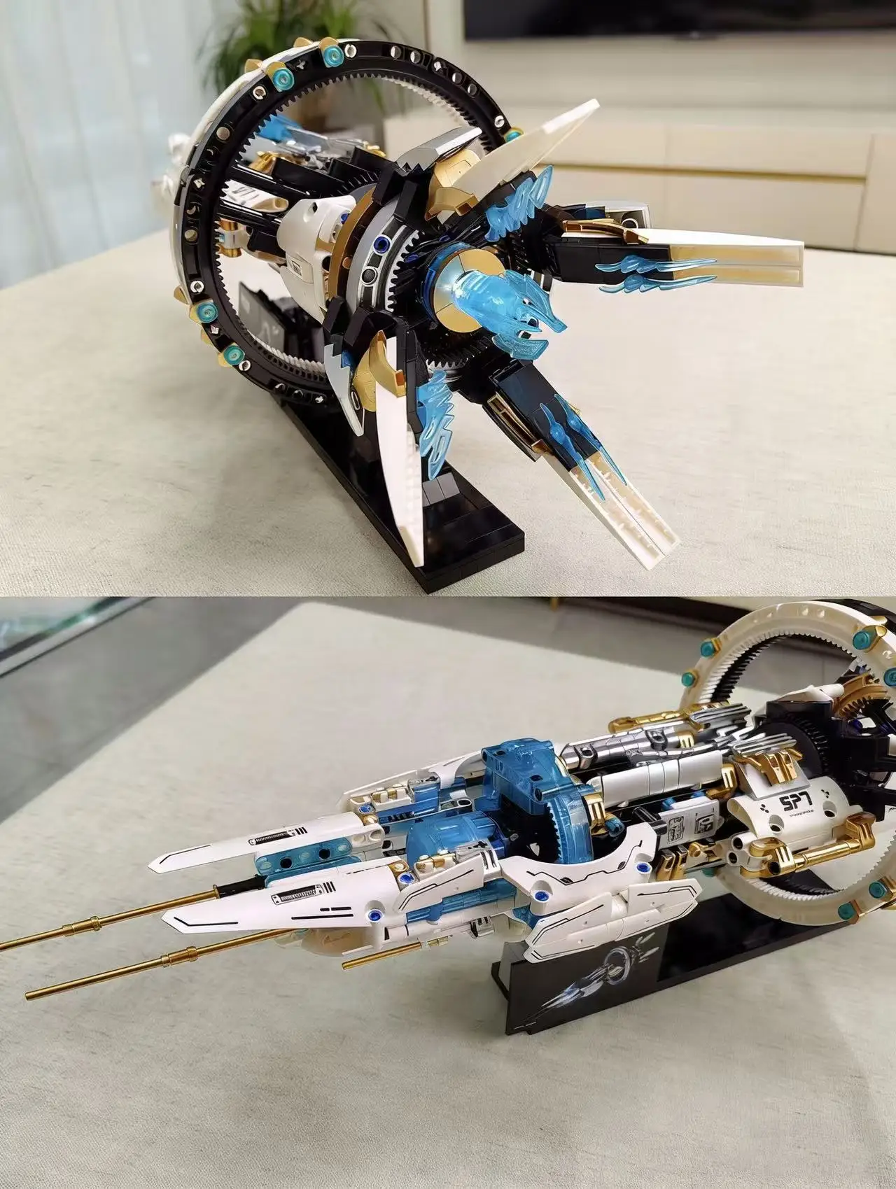 Interstellares Schlachtschiff Space Explorer Holz-Alien-Bausatz 3D-Modell für Erwachsene Geburtstagsgeschenk – Detail 3