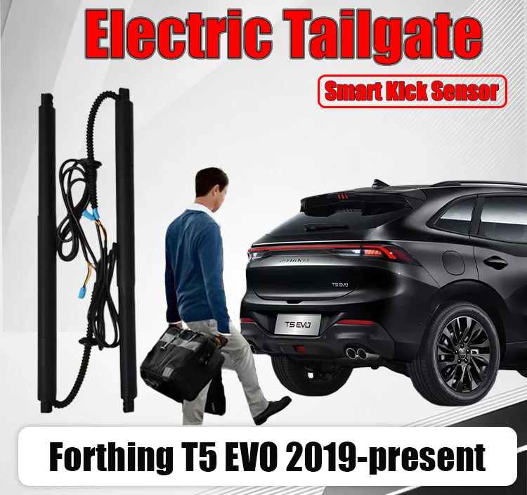 Electric Tailgate Upgrade Kit For Forthing T5 EVO  Power Lift Support Rods Auto Trunk Boot Lid Power Liftgate Modi