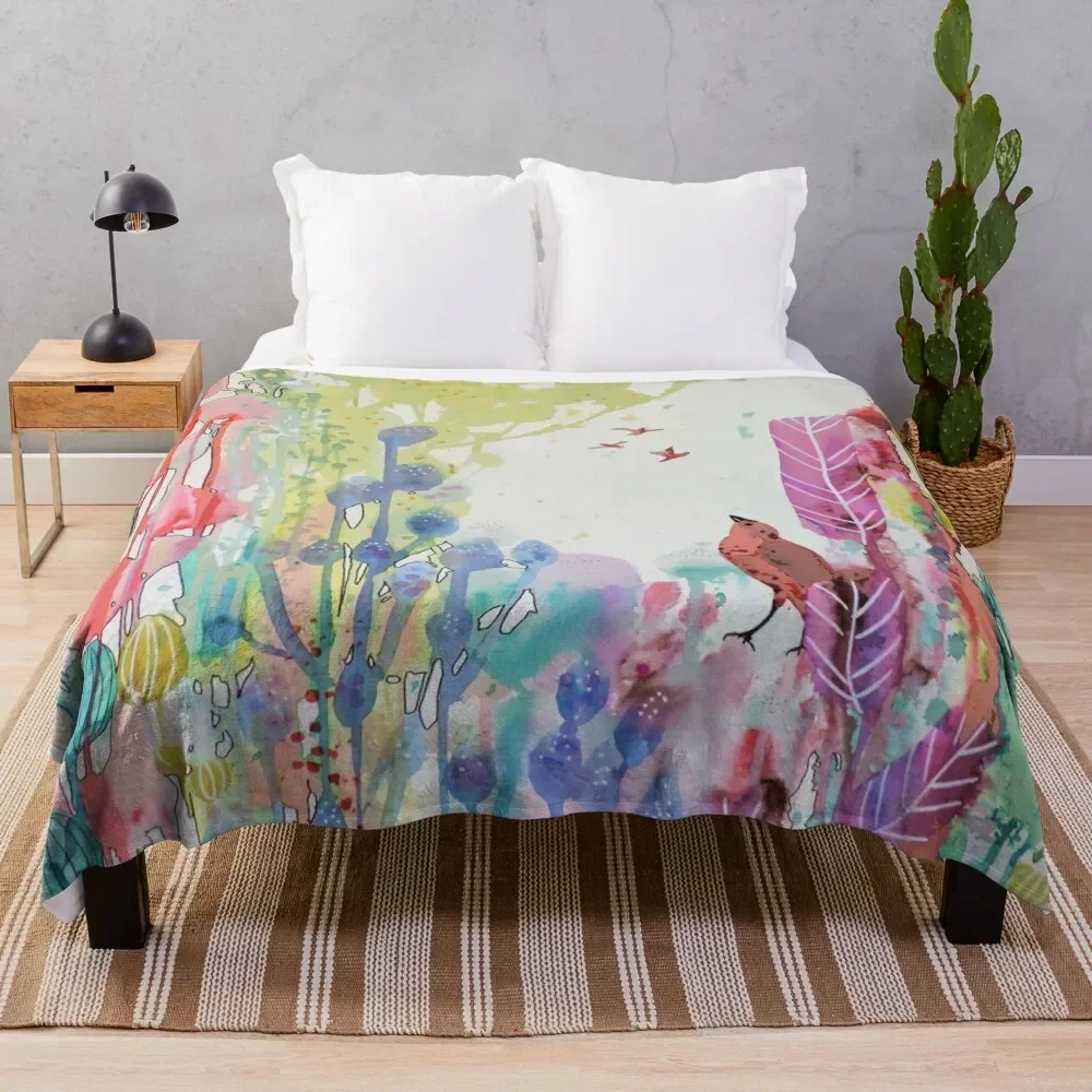 

j'ai tant appris de vous Throw Blanket Bed for winter Summer Beddings Blankets