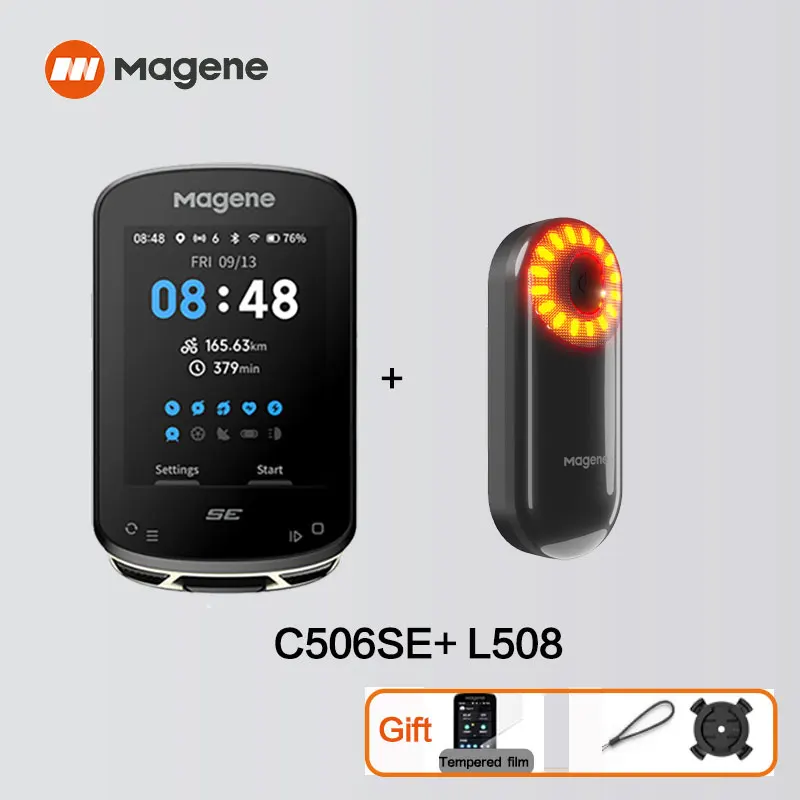 Magene Radar Fiets Achterlicht L508 Fiets Achterrem Detectie Lamp Zadel Zadelpost Chargingebike Waterdicht Led Fietsen Achterlicht