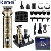 Kemei KM-1637 Personalized Hair Clipper Set Multi-function LCD Display Hair Clipper Beauty Set Hair Clipper Set