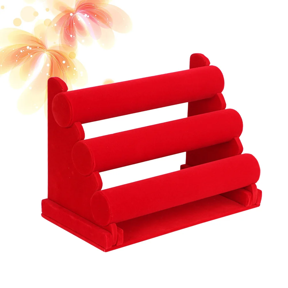 

Bracelet Display Jewelry Organizer Three Layer Jewelry Organizer Rack for Finger Rings Accessories Premium Material