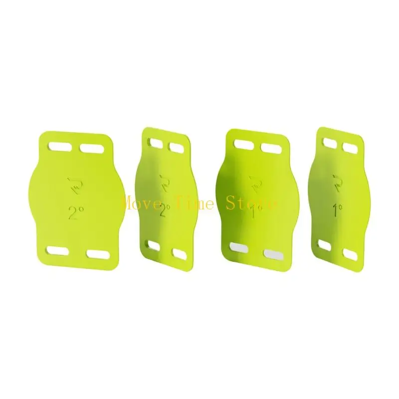 92ME Road Bike Lock Pedals Shims Adjustment for Clipless Fit Tuning, Plastic Bicycles Cleat Corrections Shims for Ride Day