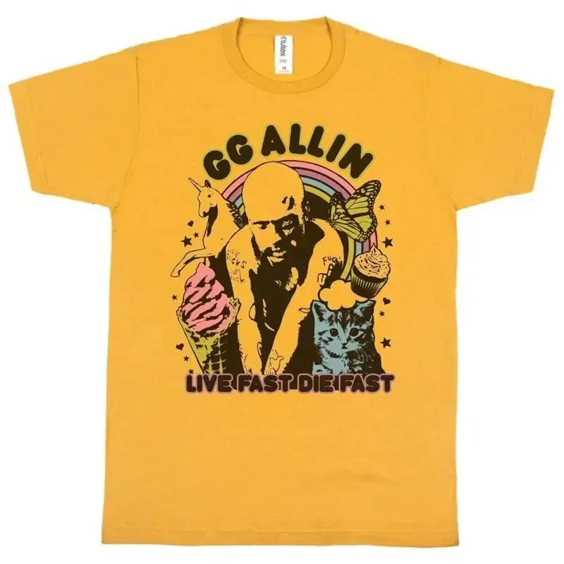 GG Allin Live FasT T Shirt Size S to 5XL EF0224