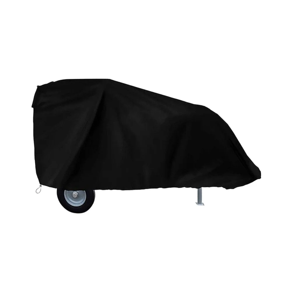 Water Resistant Log Splitter Cover for 15 to 45 Ton Machines Offers Secure Fit with Adjustable Drawstring and Buckle