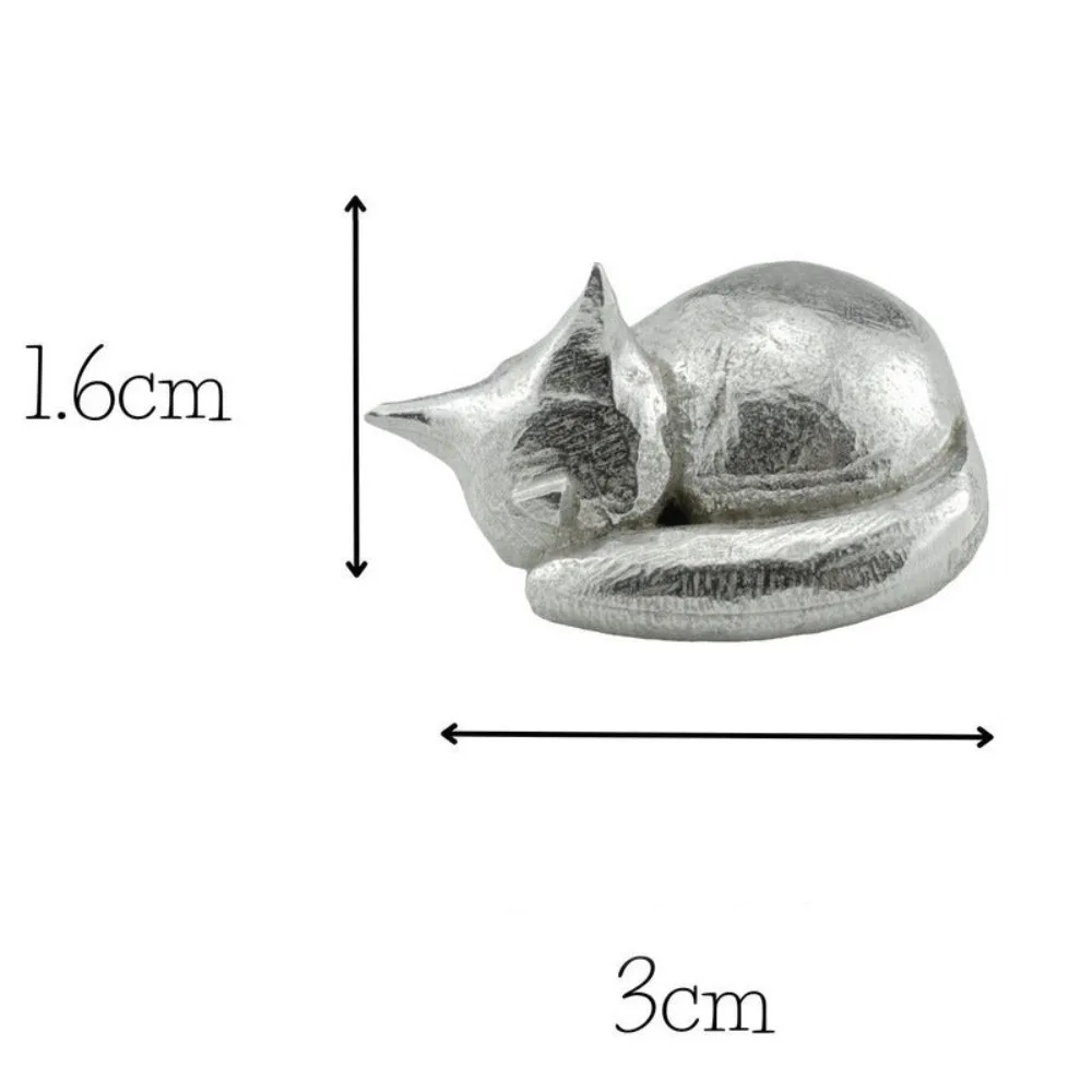 Metal Cute Animal Figurine Puppy Angel Cat Children Ornaments Handmade Decorative Figurines Family Statue Desktop Decorations