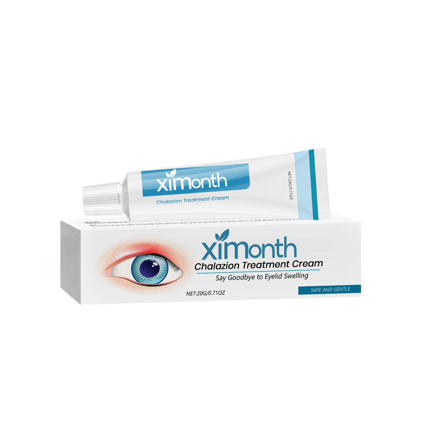 

Cream - Safe & Gentle Eyelid Swelling Relief (20g/0.71oz) - Medicated Stye & Bump Reduction Formula