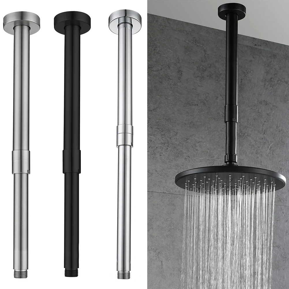 

Удлинительная трубка для душа, трубка 35-60 см, потолочное крепление, скрытая установка, сантехнические приспособления для обустройства дома