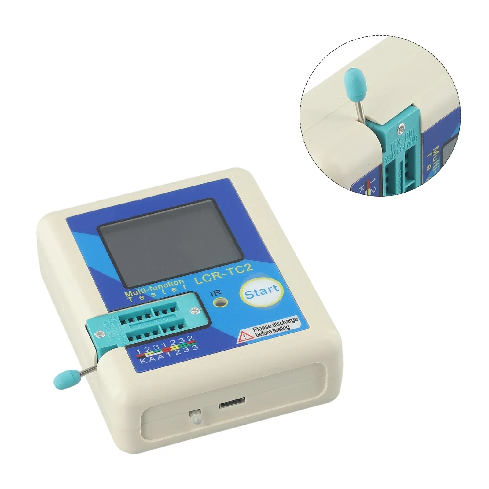 Multimeter Transistor Tester LCR-TC2 Resistor Thyristor MOS/PNP/NPN Voltage Regulator Practical For Diode Triode