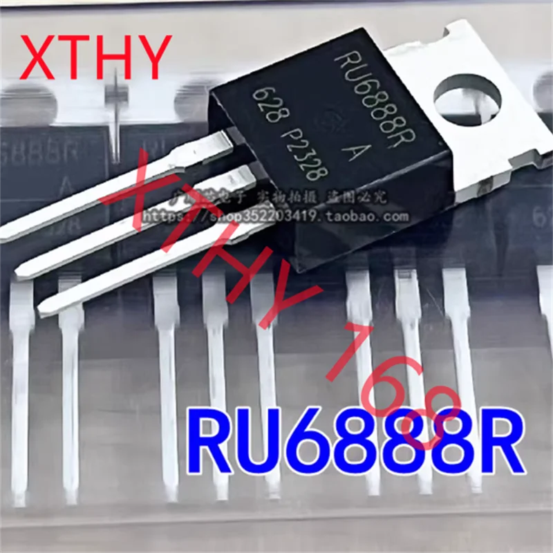 Original RU6888R N-Channel Power MOSFET 68V/88A 6mOhms TO-220 Chip 100% New and Genuine