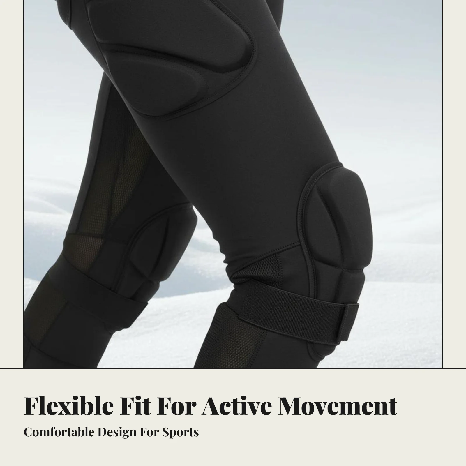 

Поролоновые шорты для катания на лыжах, дышащие слои ткани