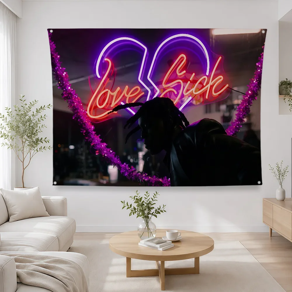 Singer S-Singer D-Don Toliver Flag Polyester Banner Flags For Party Club Outdoor Interior Wall Paper Decoration Banner