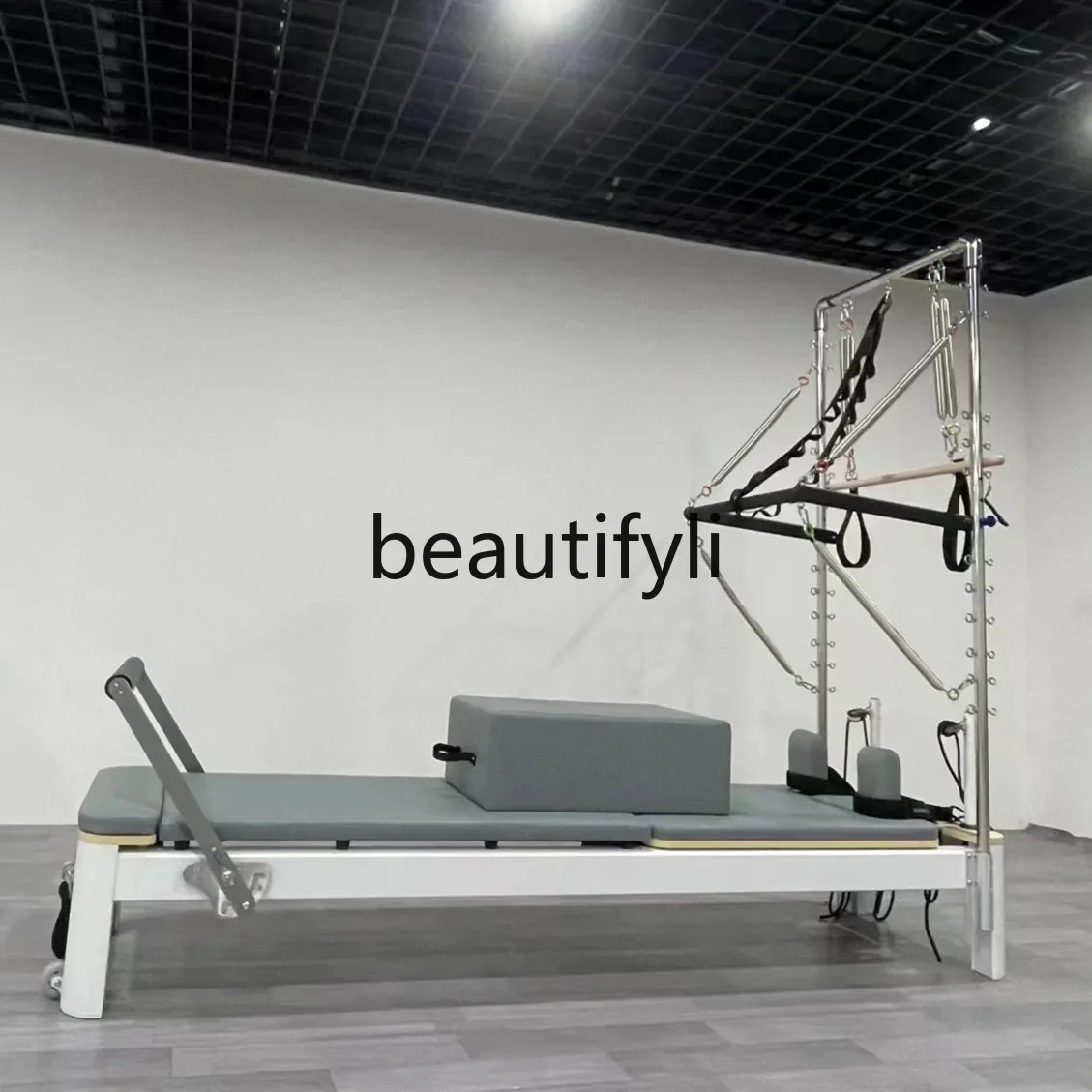 

X Aluminum Bed Semi-High Frame Two-Way Large Equipment Three-in-One Home Shaping Personal Training Studio Trainer