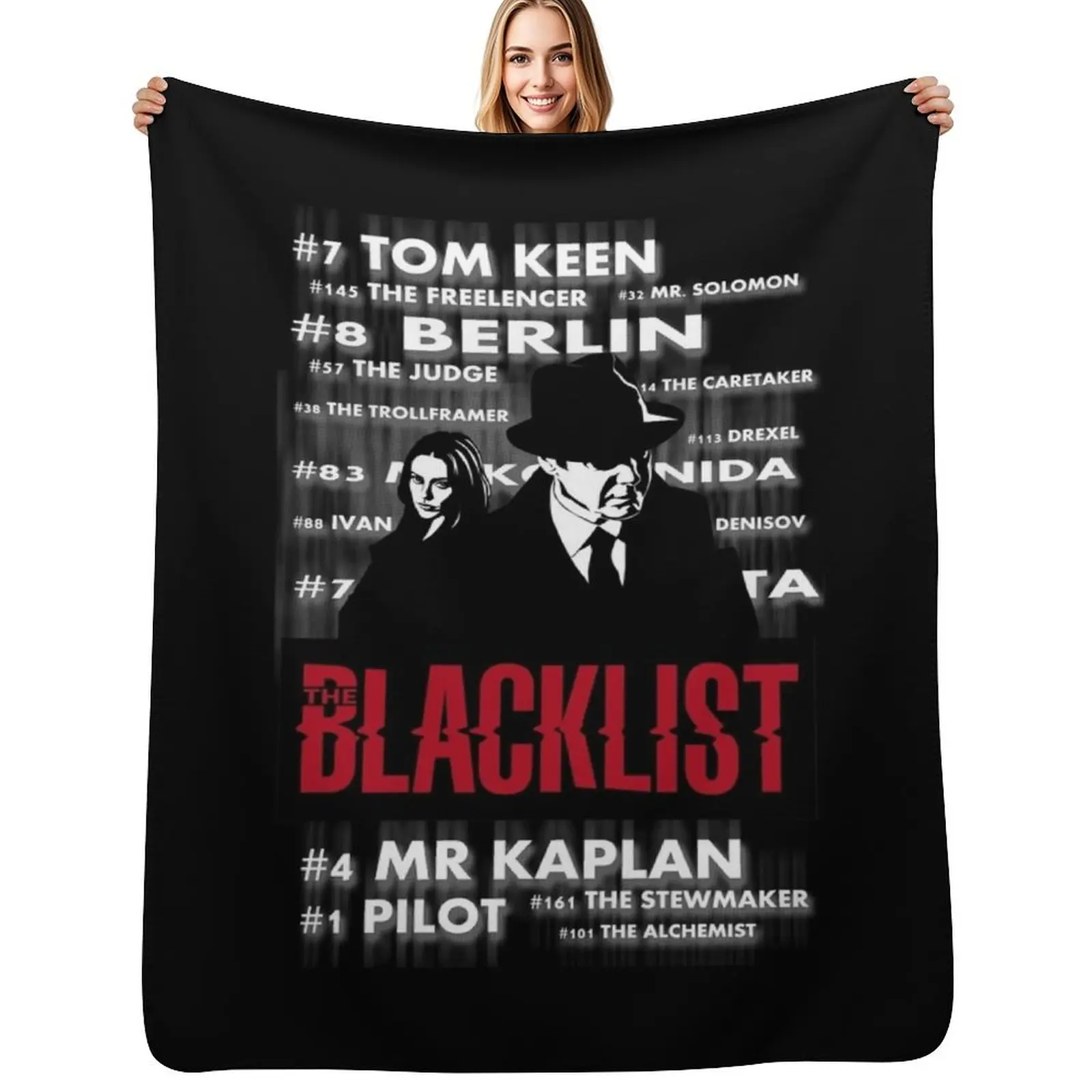 

James Spader Alias Raymond Red Reddington Throw Blanket Designers Thermal Winter beds For Baby Blankets