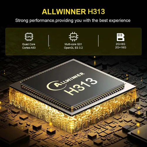 Imagen 2 del producto Android13 Smart TV BOX home cinema allwinnerh313 Google help Network Flying streaming Bluetooth Player 2g8g16g 5G wifi