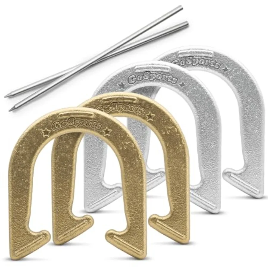 

Steel Horseshoes Outdoor Game Set - or - Official Size and Weight