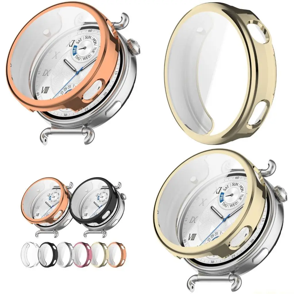 F62C Capa à Prova Choque Caixa Smartwatch para Relógio GT6 41MM TPU Shell