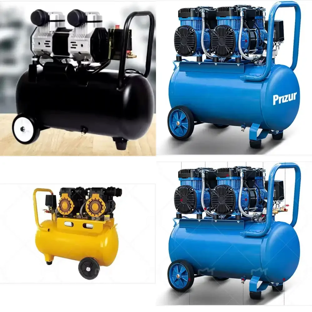

Professional Small Silent Oil-Free Piston High Pressure Portable Air Compressor for Industrial Use for DIY Tools for