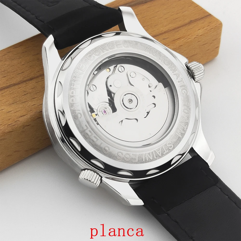 Custom Logo 41mm automatic mechanical watch men's business high-end luxury waterproof watch luminous calendar display watch