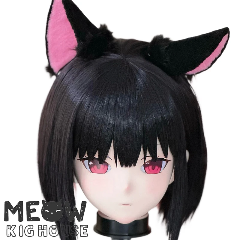 

(MEO531) Маска кигуруми ручной работы с полной головой, запираемая, для мужчин и женщин, японский мультфильм, аниме, игровой персонаж, маска кигуруми